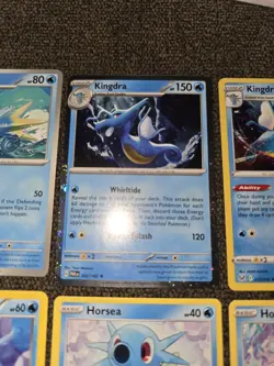14 Horsea, Seadra & Kingdra Pokemon Cards. Cosmic Kingdra 032/182. NM - Image 2