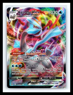 💥 Kyurem Vmax 049/196 Lost Origin Full Art Ultra Rare Holo Pokemon Card - Image 1
