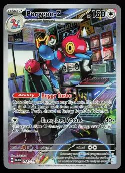 Porygon-Z 214/182 Holo Illustration Rare Paradox Rift Pokemon Card - Image 1