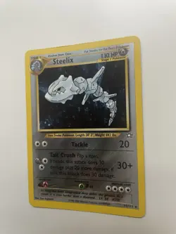 Steelix 15/111 Neo Genesis Holo Rare Pokemon Tcg Card - Image 2