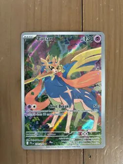 Zacian 100/094 Illustration Rare Phantasmal Flames Pokemon Card - Image 1