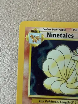 Ninetales 12/102 Holo Base Set 1999 WOTC Pokemon Card - Image 2