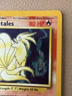 Ninetales 12/102 Holo Base Set 1999 WOTC Pokemon Card - Image 3
