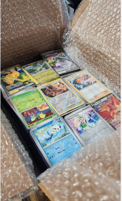 ENGLISH ONLY Over 17lbs 4000+ POKEMON CARDS! UNSEARCHED WITH HOLOS/UR/PLAYABLES - Image 1