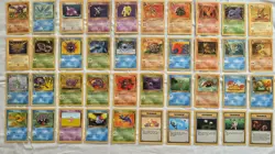 Vintage Pokemon TCG lot of 40 Fossil Edition cards Articuno Ditto no duplicates - Image 1