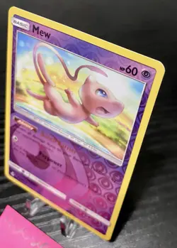 Mew 76/214 Holo Rare Unbroken Bonds Reverse Holo NM Pokemon Card - Image 3