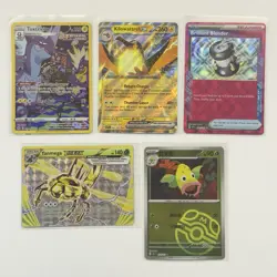 Pokemon Card Lot (5 Cards) - Vintage Full Hyper Ultra Rare IR SIR AR Holo SAR - Image 1