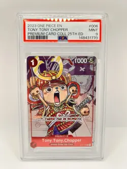Tony Tony.Chopper One Piece Card ST01-006 25th Anniversary Ed PSA 9 EN - Image 1