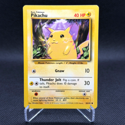 Pikachu 1999 Base Set #58 Common Pokemon Card LP - Image 1