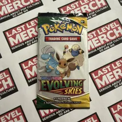 Evolving Skies Fun Pack - Pokemon TCG (3-Card Fun Pack, Sealed) - Image 1