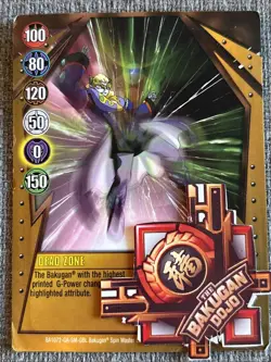 Bakugan Gundalian Invaders | Dead Zone 🥉 Copper Gate Card | 24/48b Stoica - Image 2