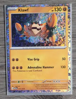 Pokemon Card Klawf McDonalds 2023 Holo 011/015 Near Mint - Image 1