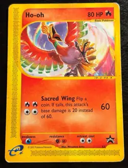 Pokemon Ho-oh 52/53 Wotc Promo Basic 80 HP Regular Promo Card 2002 - Image 1