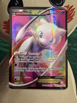 Pokemon Mew EX Full Art Ultra Rare Card 120/124 BW Dragons Exalted 2012 - Image 1