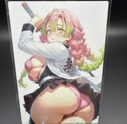 Mitsuri Kanroji Anime Waifu Card Doujin ACG Goddess Holo - Image 2