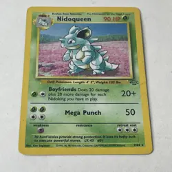 Nidoqueen Jungle 7/64 Unlimited Holo Rare Pokemon TGC Card MP - Image 2