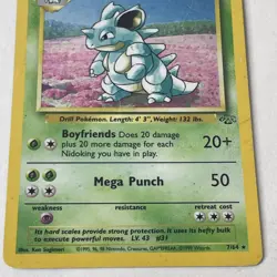 Nidoqueen Jungle 7/64 Unlimited Holo Rare Pokemon TGC Card MP - Image 3