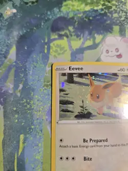 (Swirl) Eevee SWSH190 Holo Promo Sword & Shield Promo Pokemon Holo Pokemon Card - Image 5