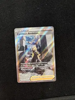 Pokemon Cynthia's Ambition Ultra Rare Holo Crown Zenith GG60/GG70 TCG Card - Image 3
