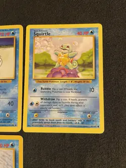 Pokemon TCG Base Set Unlimited Water Energy Card Set Non Holo - Image 4