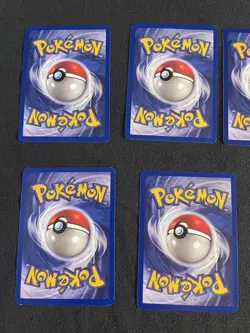 Pokemon TCG Base Set Unlimited Water Energy Card Set Non Holo - Image 5
