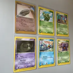 Pokemon TCG EX Sandstorm Card Lot 2003 (6 total) - Linoone Reverse Holo - Image 3