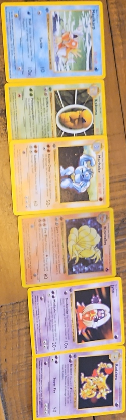 Pokemon TCG 6 Creature Cards Lot Magikarp Kakuna Machoke Ninetales Jynx - Image 1