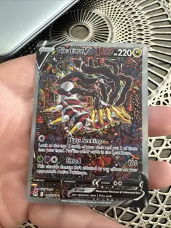 Giratina v Alt Art Sword & Shield Lost Origin Holo Ultra Rare Card 186/196 - Image 1
