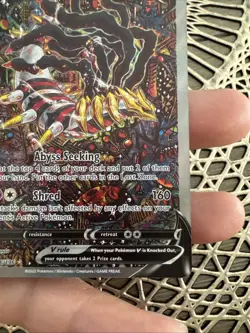 Giratina v Alt Art Sword & Shield Lost Origin Holo Ultra Rare Card 186/196 - Image 3