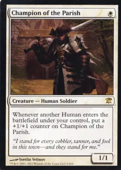 Magic The gathering MTG Champion of the Parish Innistrad Regular TCG CCG - Image 1