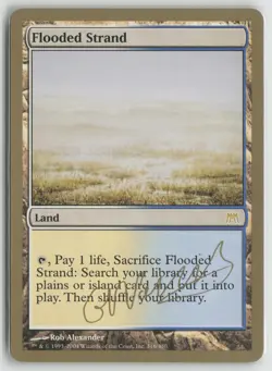 Flooded Strand - SIGNED LP World Championship Decks Magic: The Gathering - Image 1