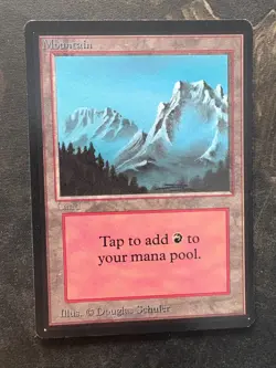 *** BETA Mountain (Blue Sky) *** NM-Mint Clean! - DUTY PAID - Magic MtG - Image 1