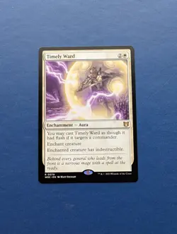 MTG Timely Ward: Wilds of Eldarine Commander #79 – NM+ - Image 1