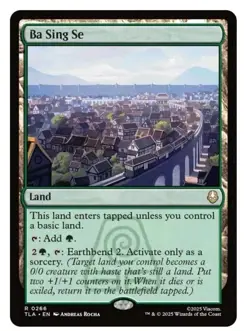 1x MTG Ba Sing Se - Avatar Rare Land! NM Mint! - Image 1
