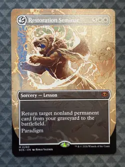 MTG Restoration Seminar #0290 Borderless Mythic Secrets of Strixhaven (SOS) - Image 2
