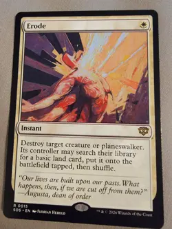 BRAND NEW Magic The Gathering: Erode Secrets of Strixhaven Regular - Image 1