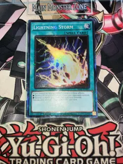 Lightning Storm Prismatic Collector’s Rare RA01-EN061 Yugioh - Image 1
