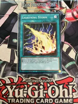 Lightning Storm Prismatic Collector’s Rare RA01-EN061 Yugioh - Image 2