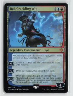 Ral, Crackling Wit 0230 Foil Bloomburrow BLB MTG Magic - Image 1
