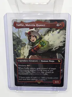 Yuffie, Materia Hunter (Borderless Chocobo Track Foil) Final Fantasy Commander - Image 1