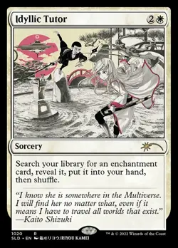 MTG Idyllic Tutor (1020) - Foil, Secret Lair Drop Series, Lightly Played, Englis - Image 1