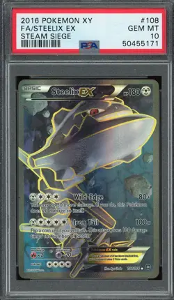 2016 POKEMON XY - Steelix EX PSA 10 - Image 1