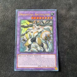 Yugioh! TCG - Dracotail Arthalion - Ultra Rare - JUSH-EN006 - Justice Hunters - Image 1