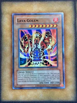 Yugioh Lava Golem RP02-EN082 Super Rare 2025 Print NM - Image 1