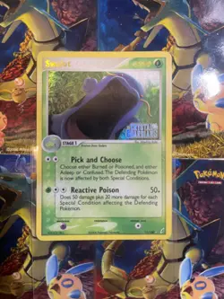Pokemon Card - Swalot 11/100 (Stamped) Crystal Guardians Reverse Holo Rare - Image 1