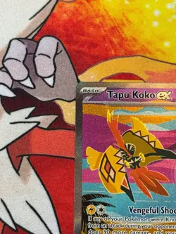 Tapu Koko ex 247/182 Special Illustration Rare (SIR) - Pokemon SV: Paradox Rift - Image 2