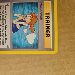 Misty's Wish 108/132 Gym Challenge Non Holo Rare Pokemon TCG 2000 NM - Image 3