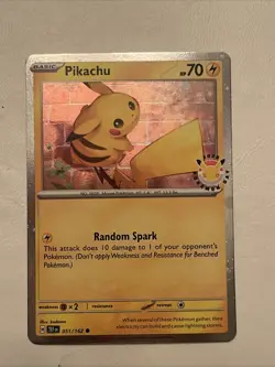 Pikachu (Pokemon Day 2026) 051/162 holo pokemon card - Image 1