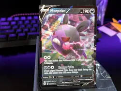 MORPEKO V V RARE HOLO 095/172 BRILLIANT STARS POKEMON NM - Image 1
