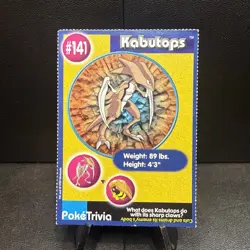 Pokemon Tcg Kabutops #141 Pokemon Burger King 1 - Image 1